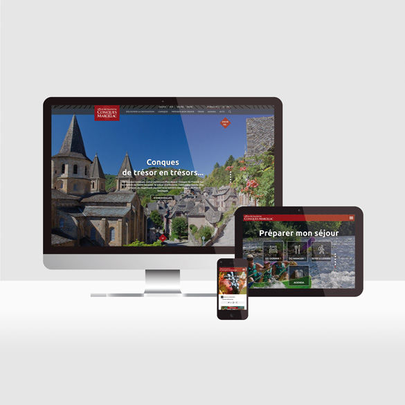 Conques-Marcillac – site web