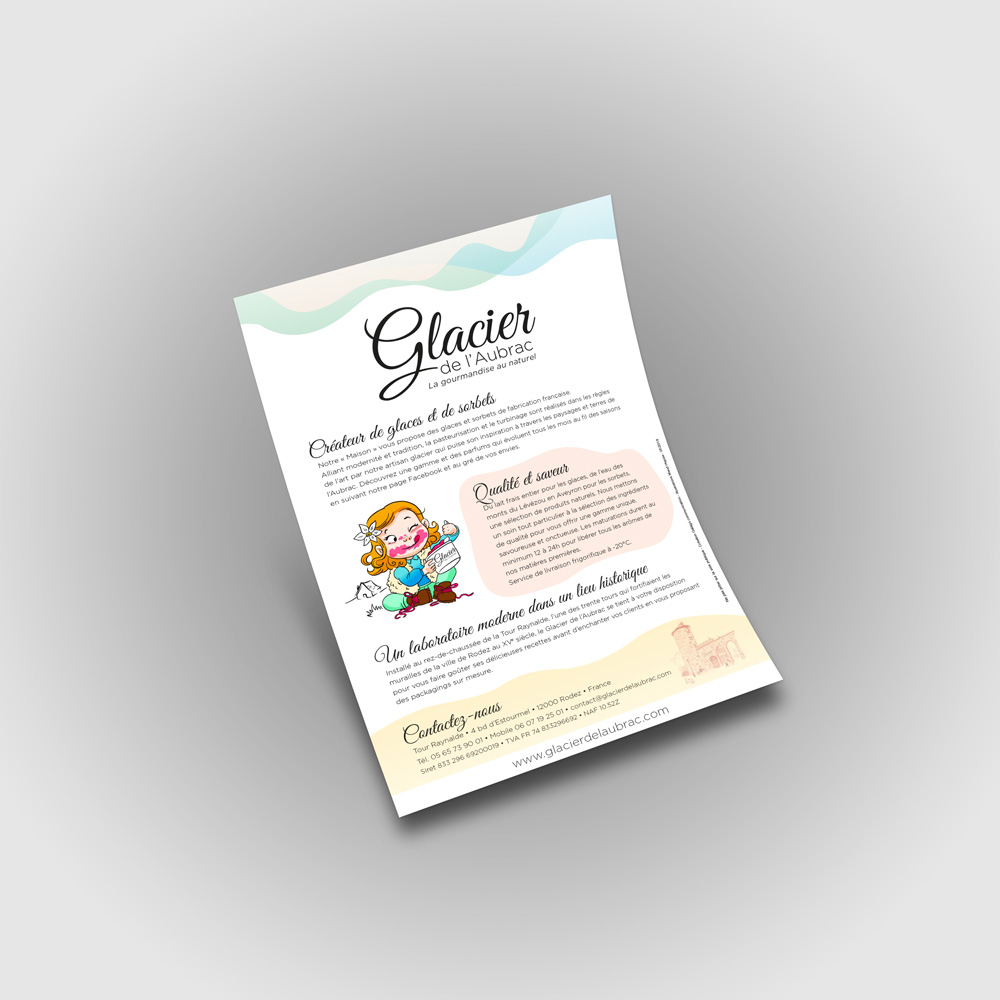 Glacier de l'Aubrac - flyer