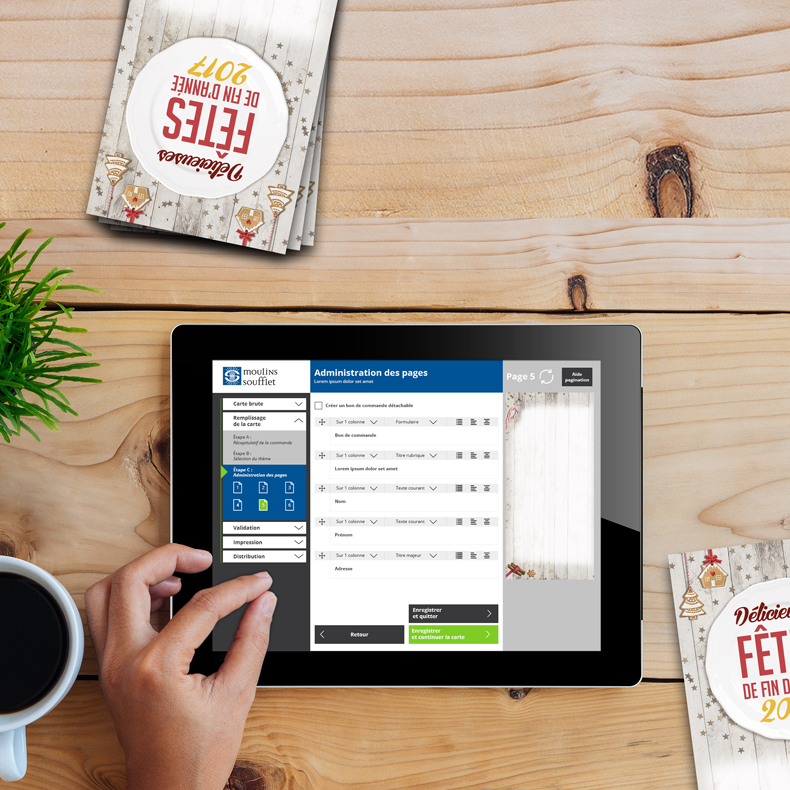 Moulins Soufflet – application