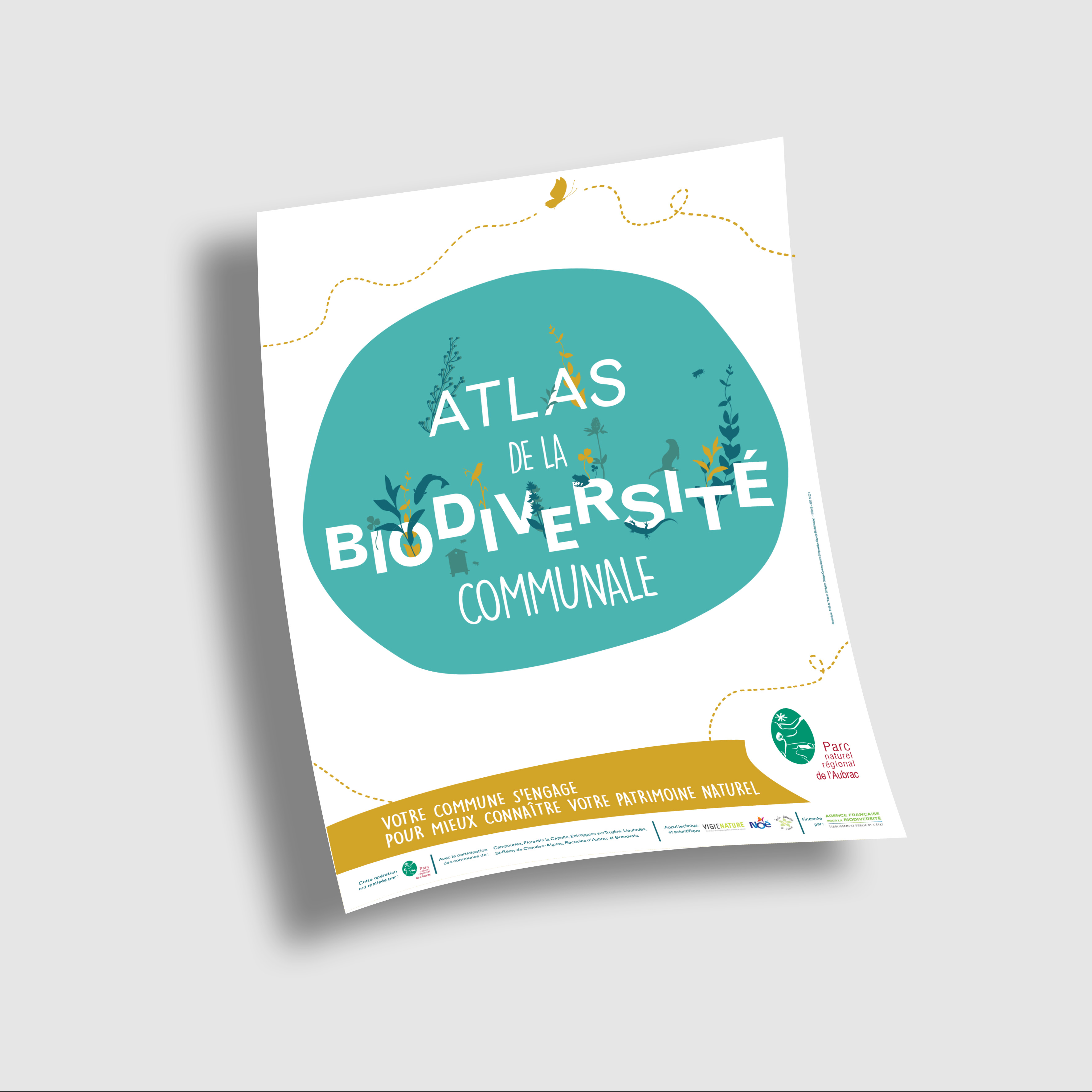 Affiche A3 PLV pour PNR Aubrac