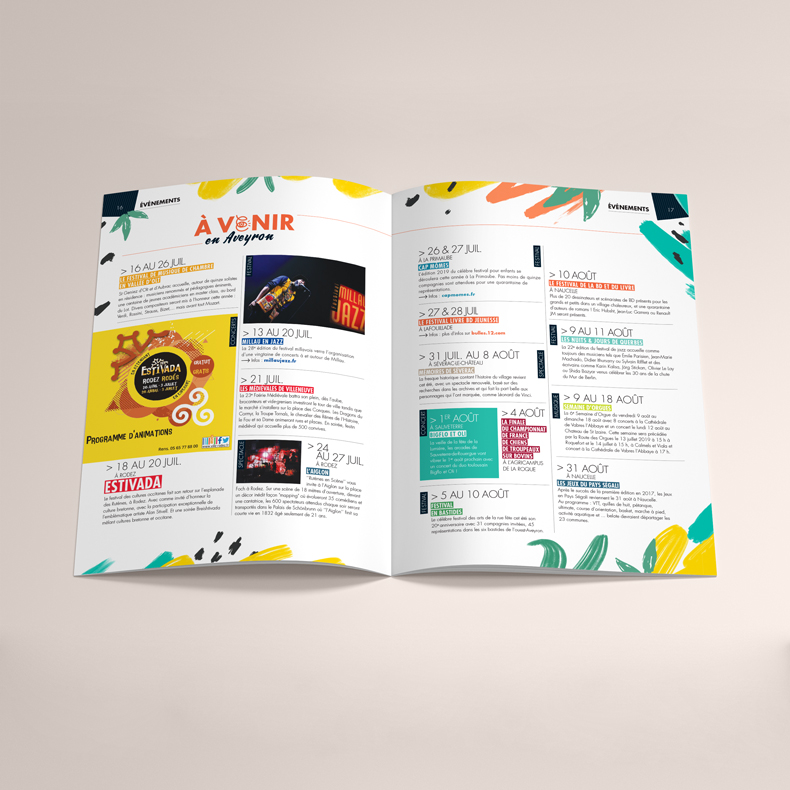 Pages agenda de l'Aveyron Magazine