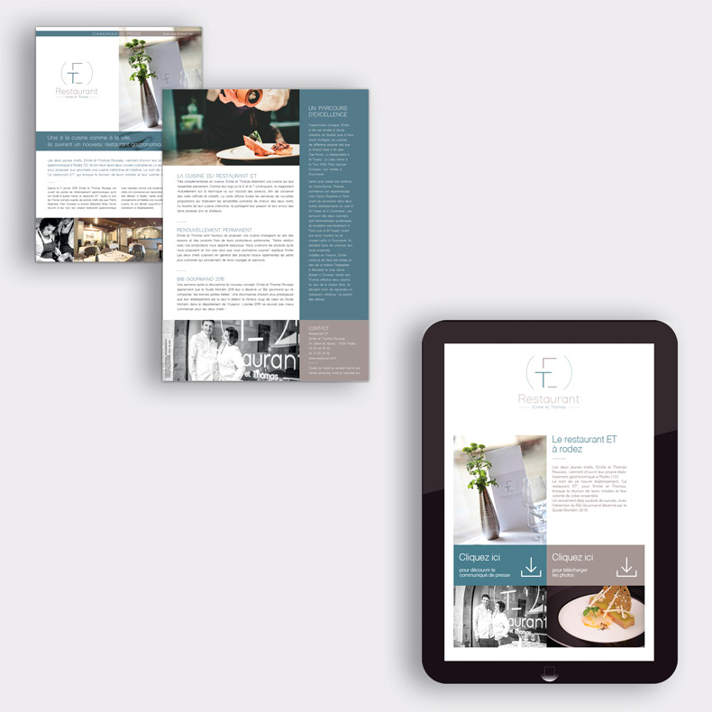 ET restaurant – cross média